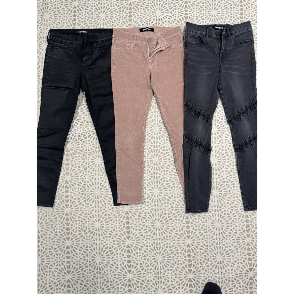 Express Ankle Legging Women's 2R Pockets Mid & High Rise Stretch Skinny Leg Lot